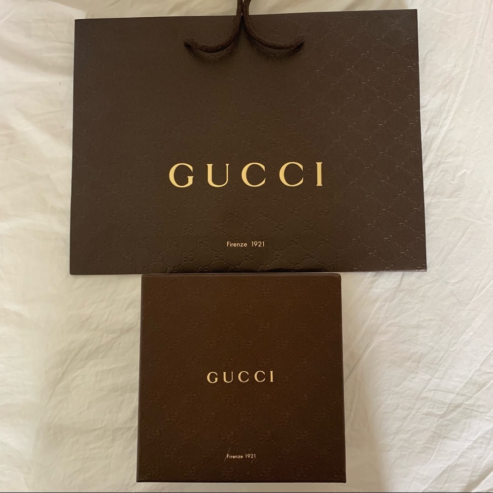 Gucci Firenze 1921 Box and Paper Bag
